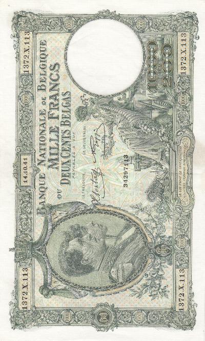 Beschrijving voorzijde: ALBERT/ELISABETH